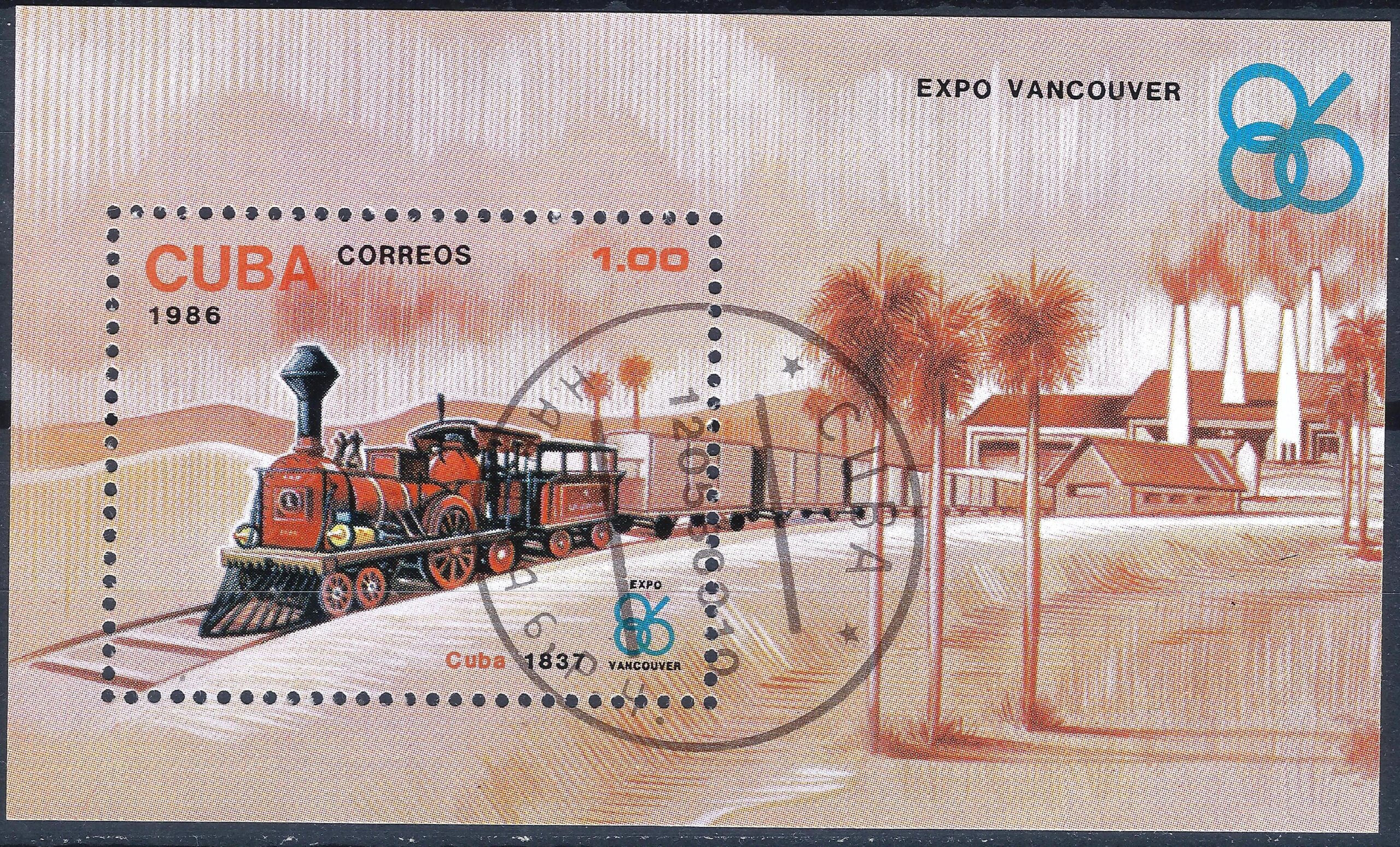 Kuba, blokas Nr. 95 MiNr 3023 Used(O) T