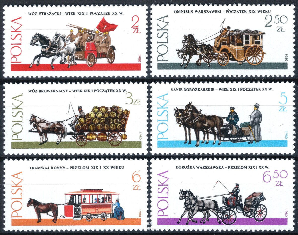 Lenkija, pilna serija MiNr 2721-2726 MNH**