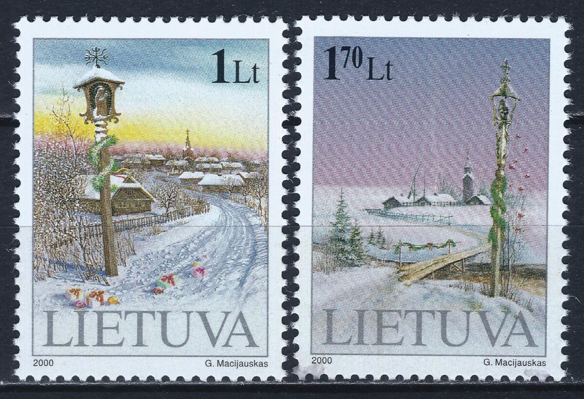 Lietuva, pilna serija MiNr 742-743 MNH** V