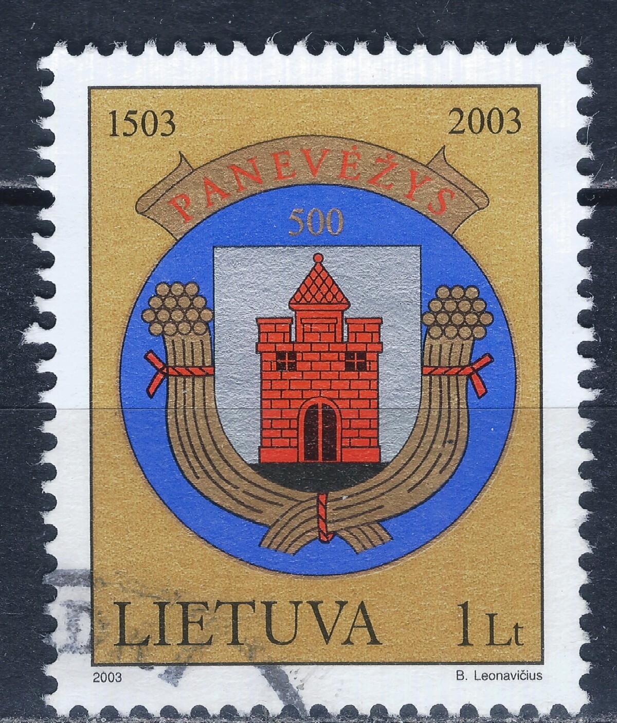 Lietuva MiNr 828 Used(O) V