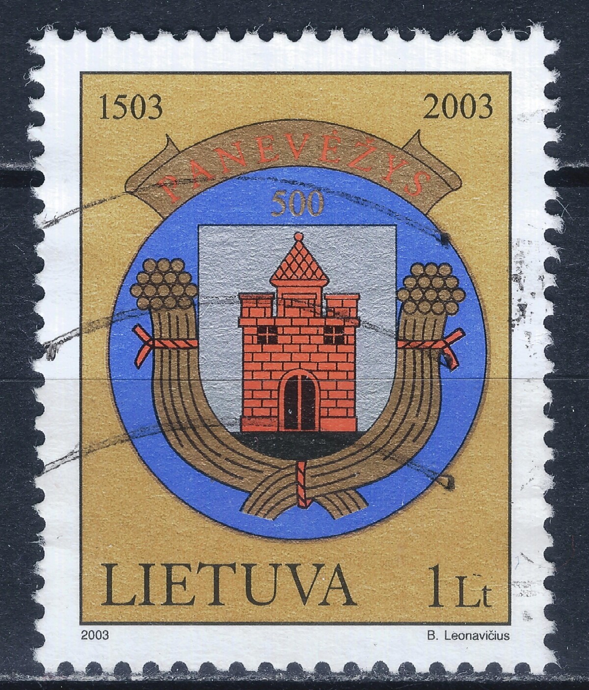 Lietuva MiNr 828 Used(O) V