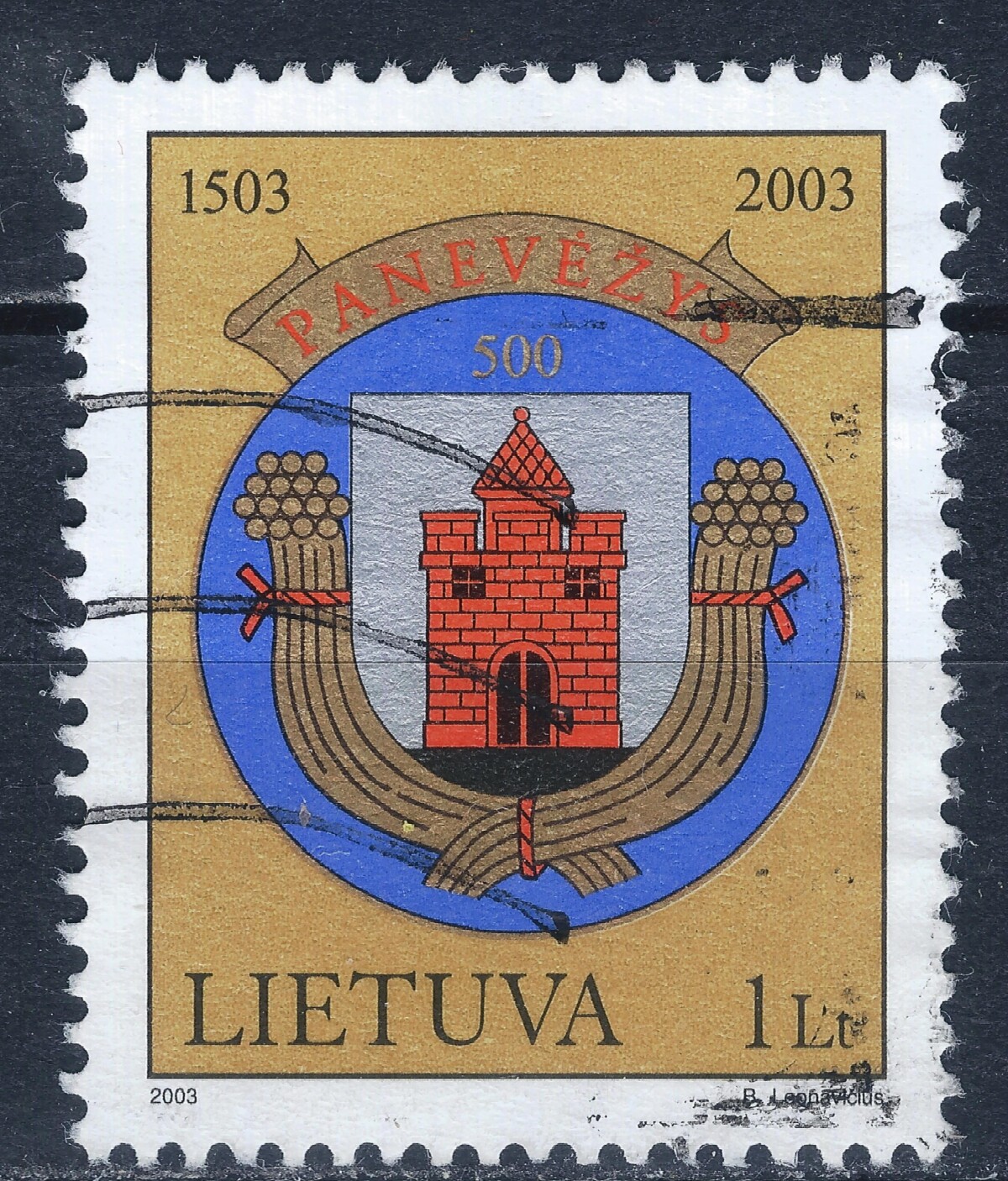 Lietuva MiNr 828 Used(O) V