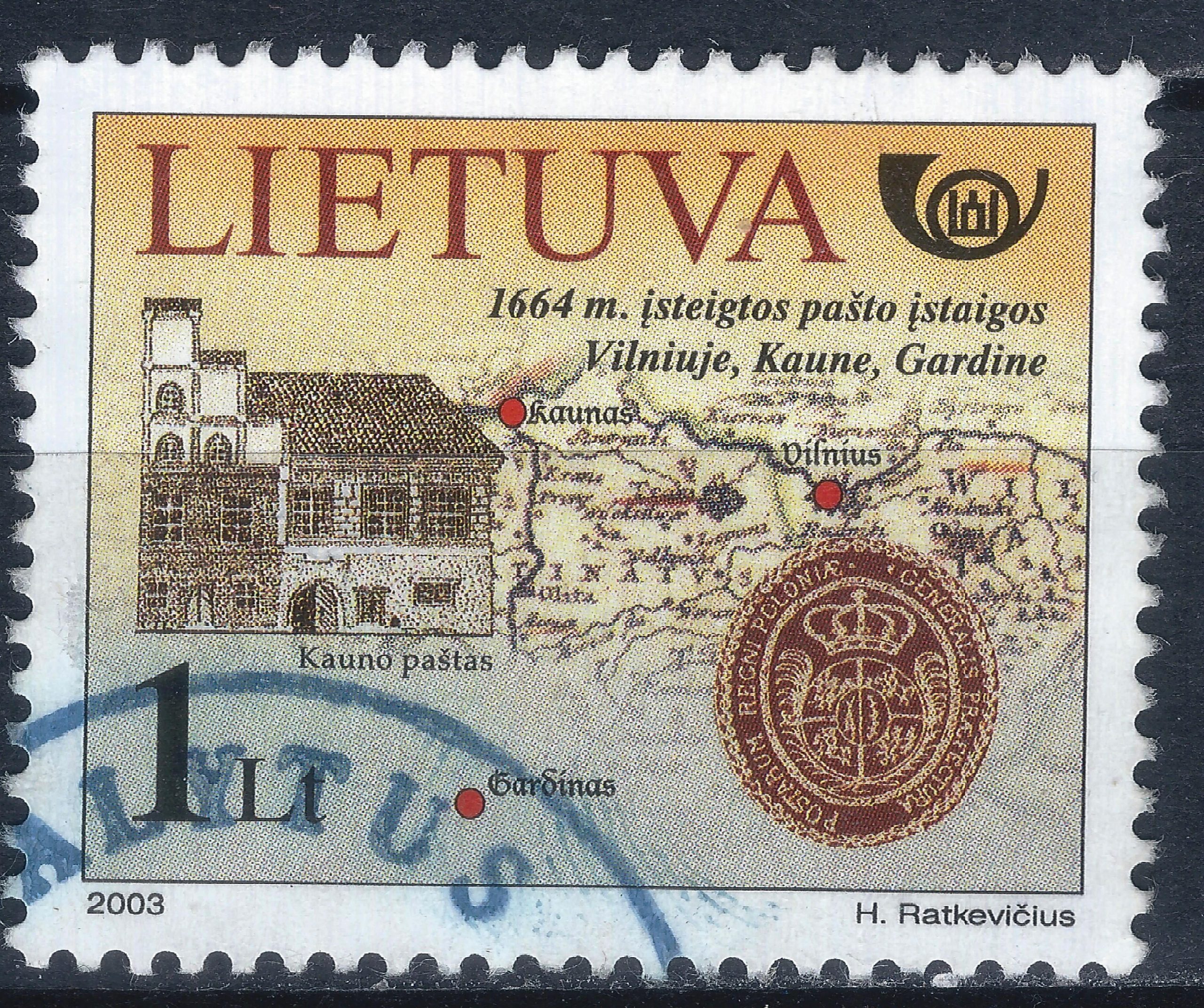 Lietuva MiNr 829 Used(O) V