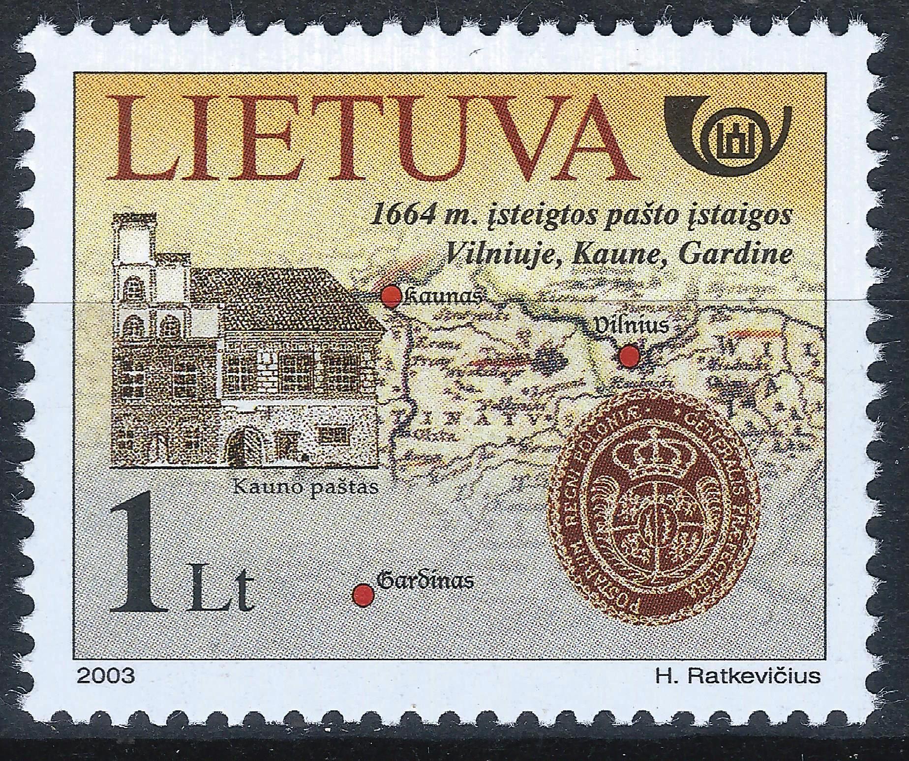 Lietuva MiNr 829 MNH**