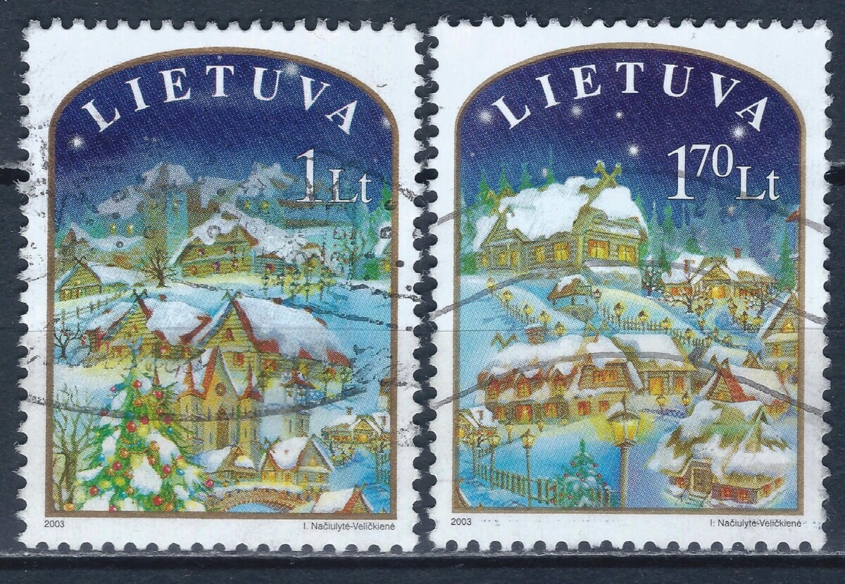 Lietuva, pilna serija MiNr 830-831 Used(O) 3Vx1
