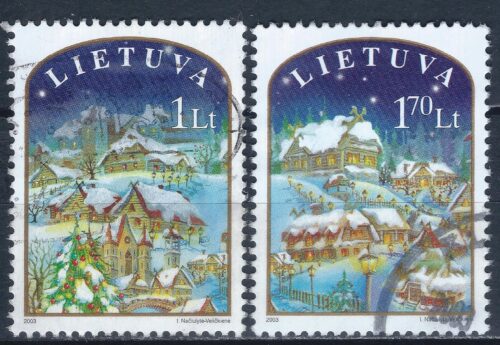 Lietuva, pilna serija MiNr 830-831 Used(O) 3Vx1