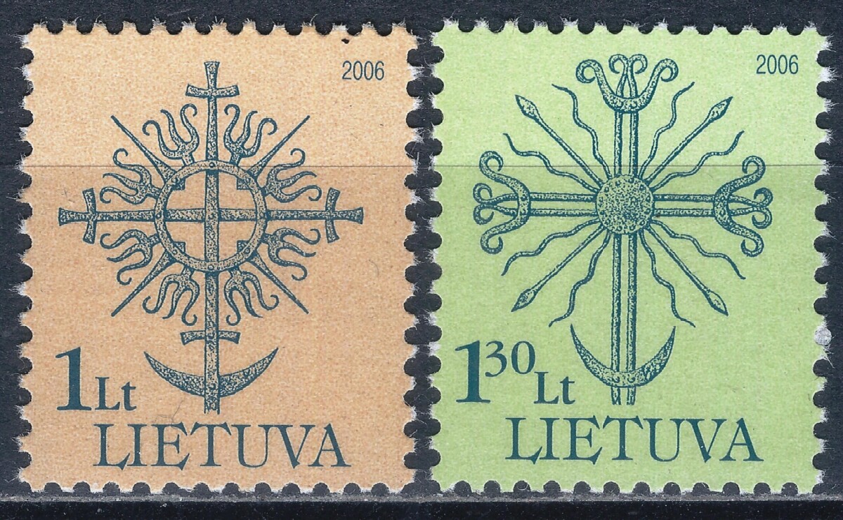 Lietuva, pilna serija, MiNr 907-908 MNH** V