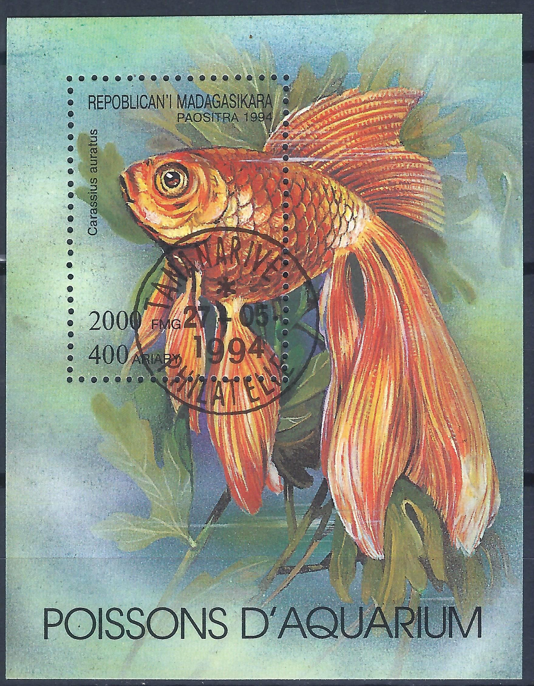 Madagaskaras, blokas Nr. 263 MiNr 1724 Used(O) T