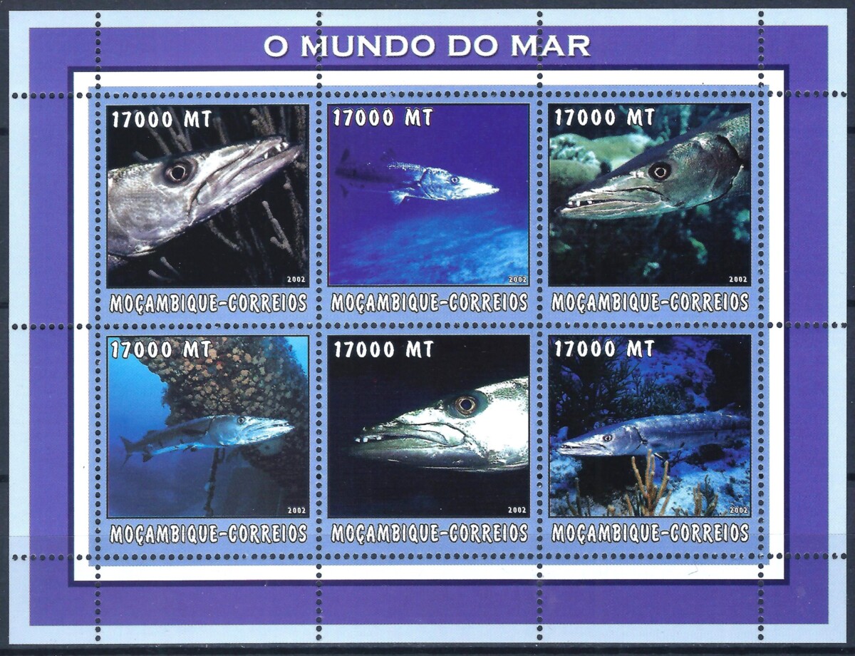 Mozambikas, mažasis lapukas MiNr 2620-2625 MNH** V