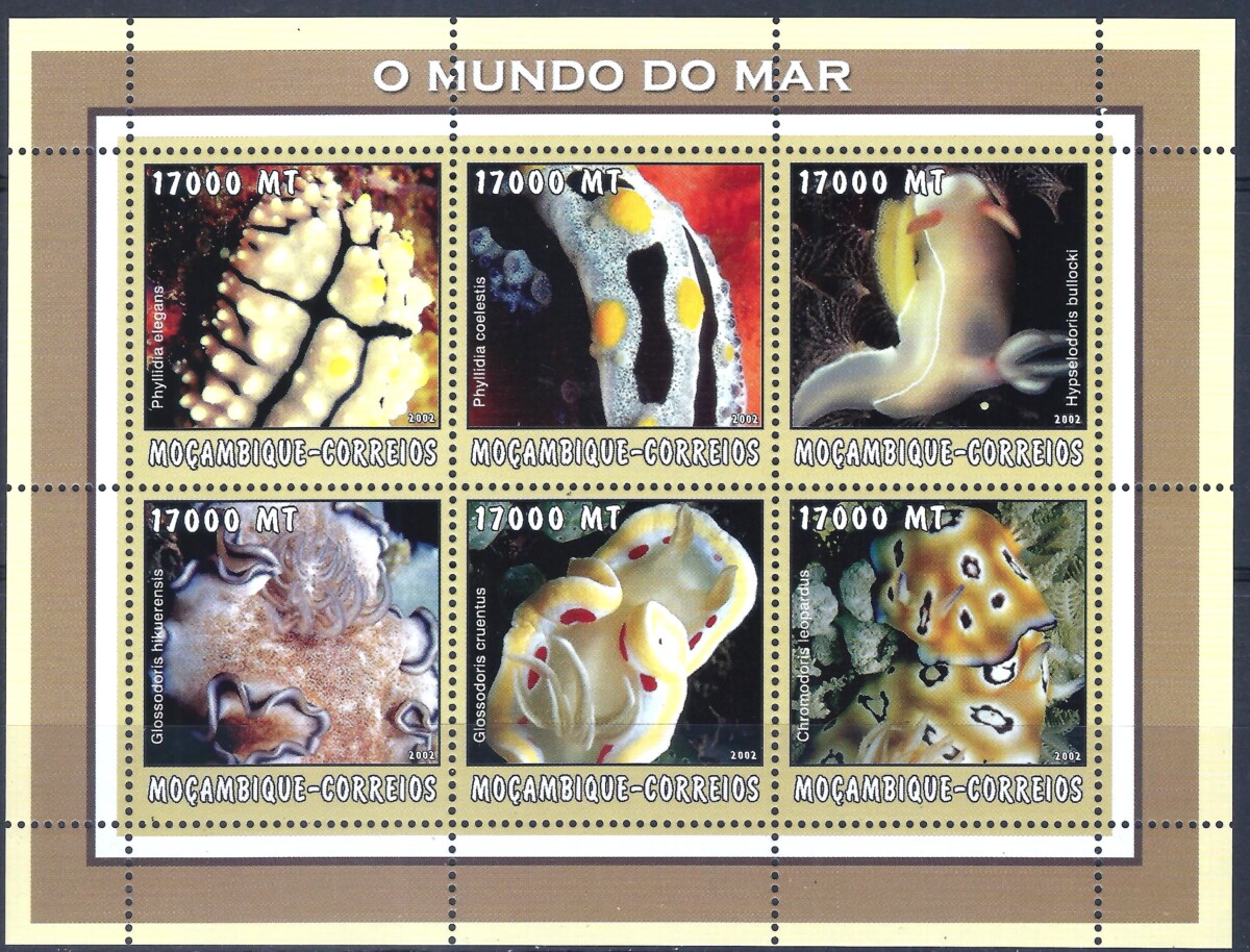 Mozambikas, mažasis lapukas MiNr 2602-2607 MNH** V