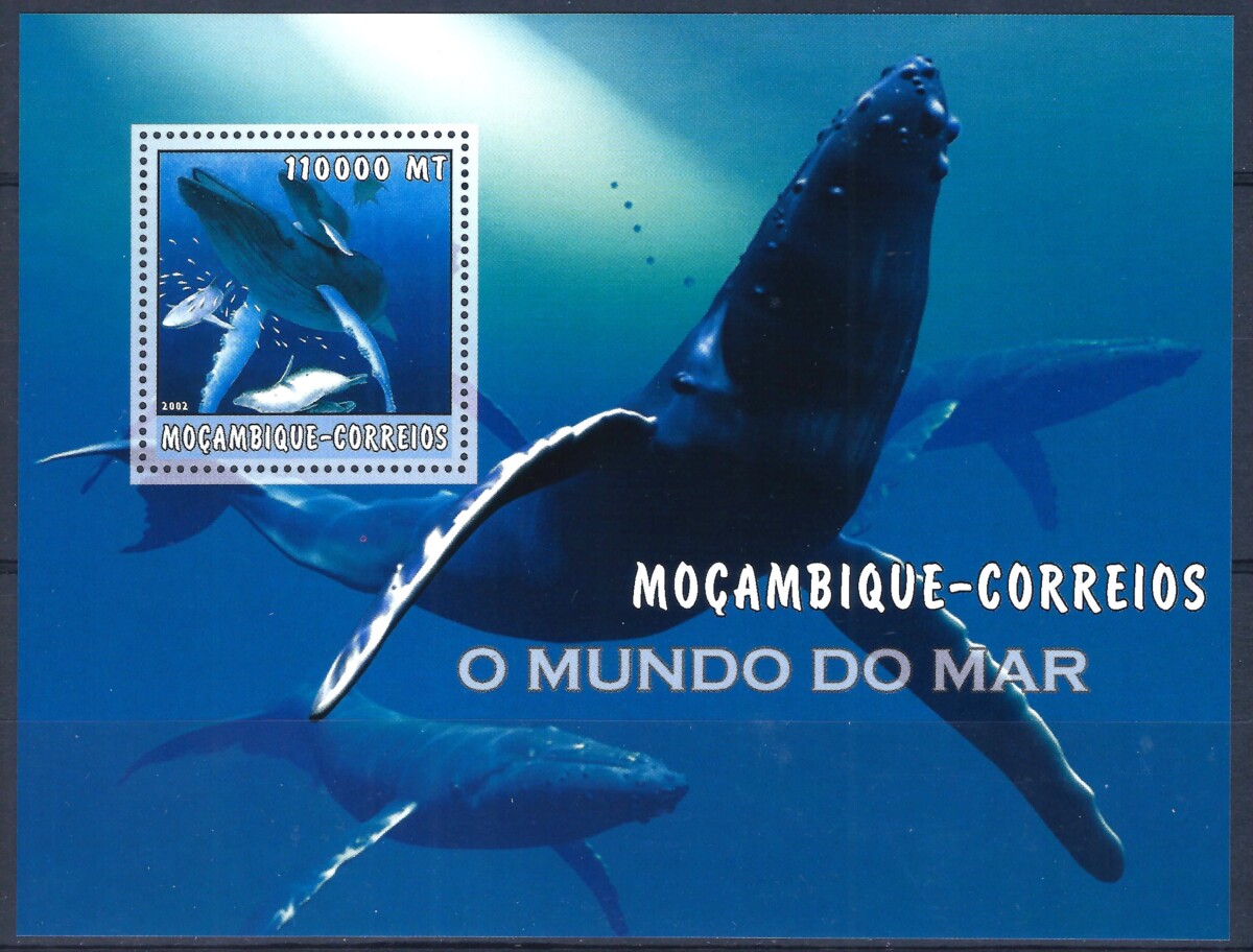 Mozambikas, blokas Nr. 187 MiNr 2686 A MNH** V