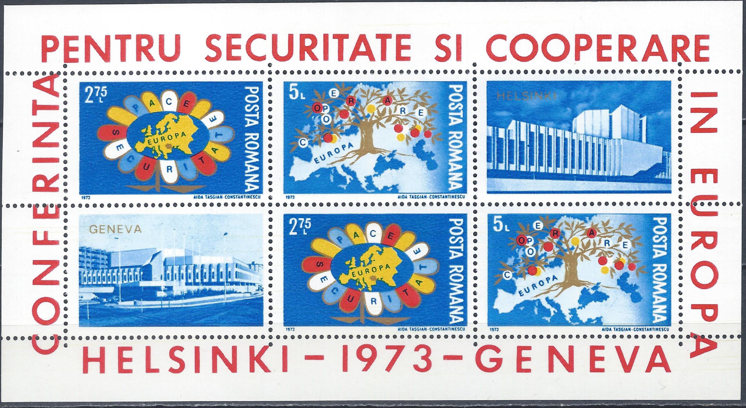 Rumunija, blokas Nr. 108, MiNr 3147-3148 MNH**
