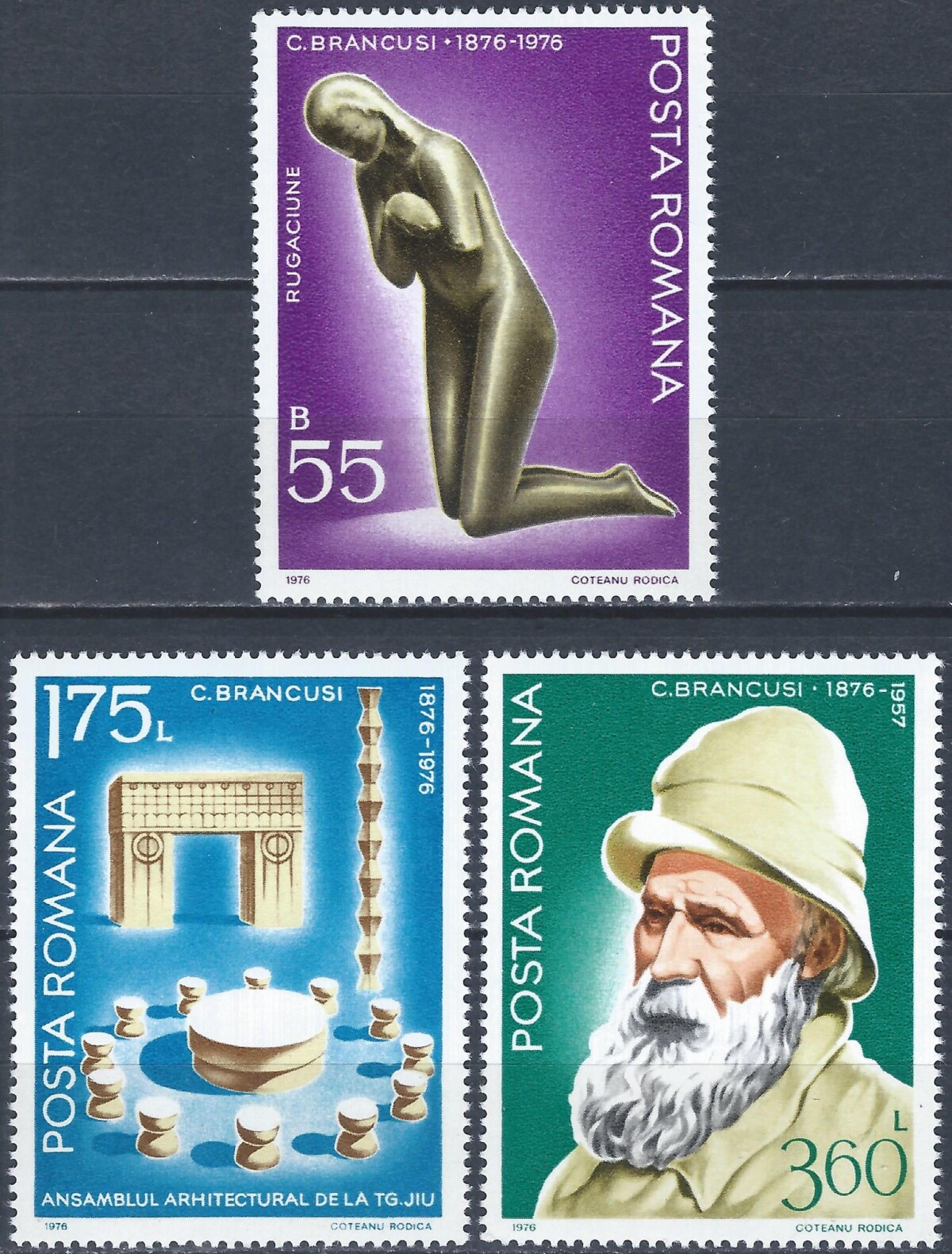 Rumunija, pilna serija, MiNr 3327-3329 MNH**