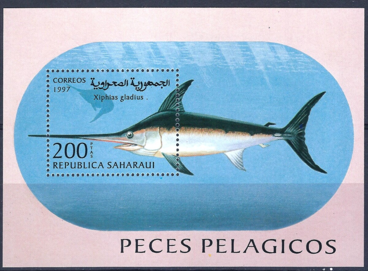 Vakarų Sachara, suvenyrinis blokas 1997m. MNH** V
