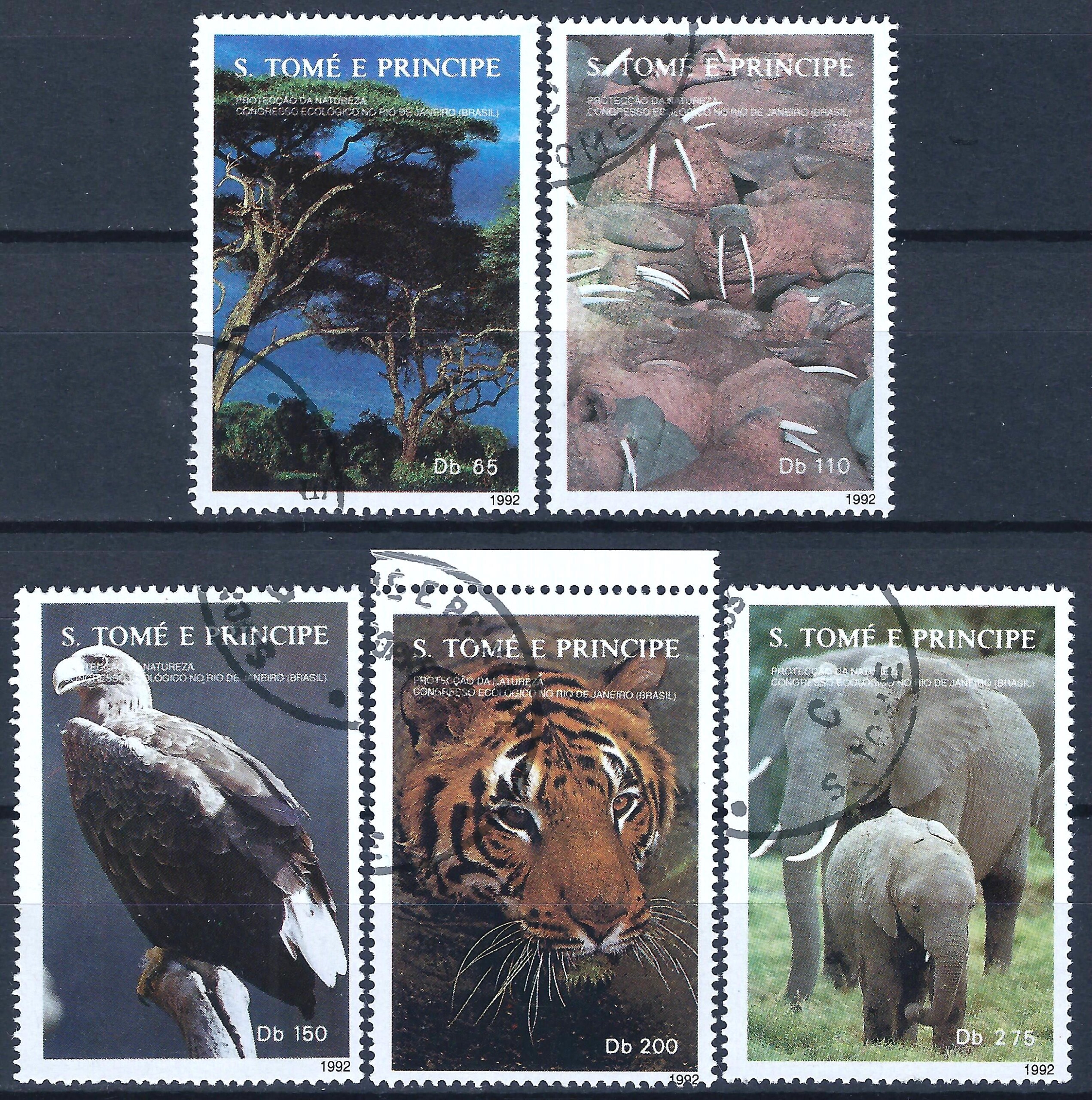 San Tomė ir Prinsipė, pilna serija MiNr 1336-1340 Used(O) V