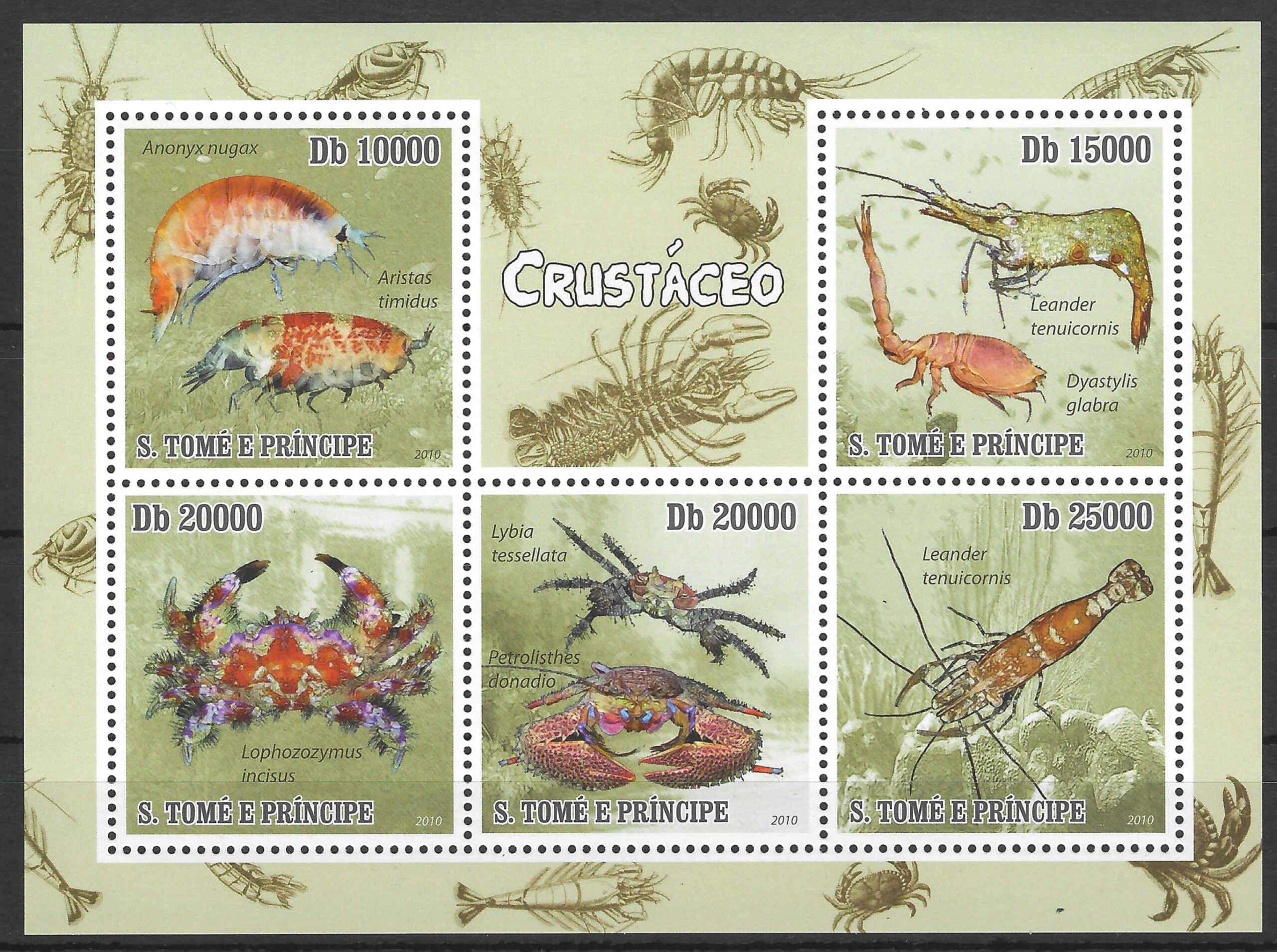 San Tomė ir Prinsipė, pilna serija MiNr 4631-4635 MNH** V