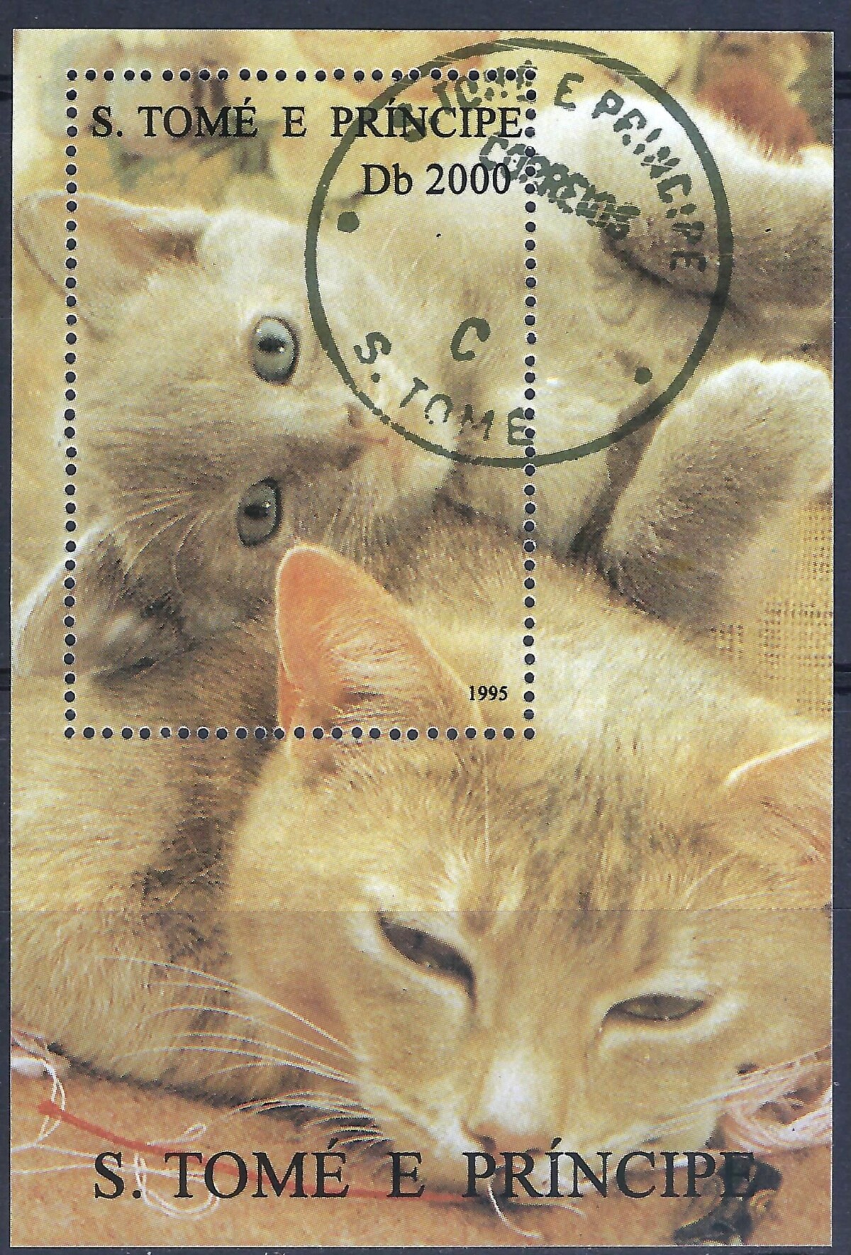San Tomė ir Prinsipė, blokas Nr. 329 MiNr 1568 Used(O) V