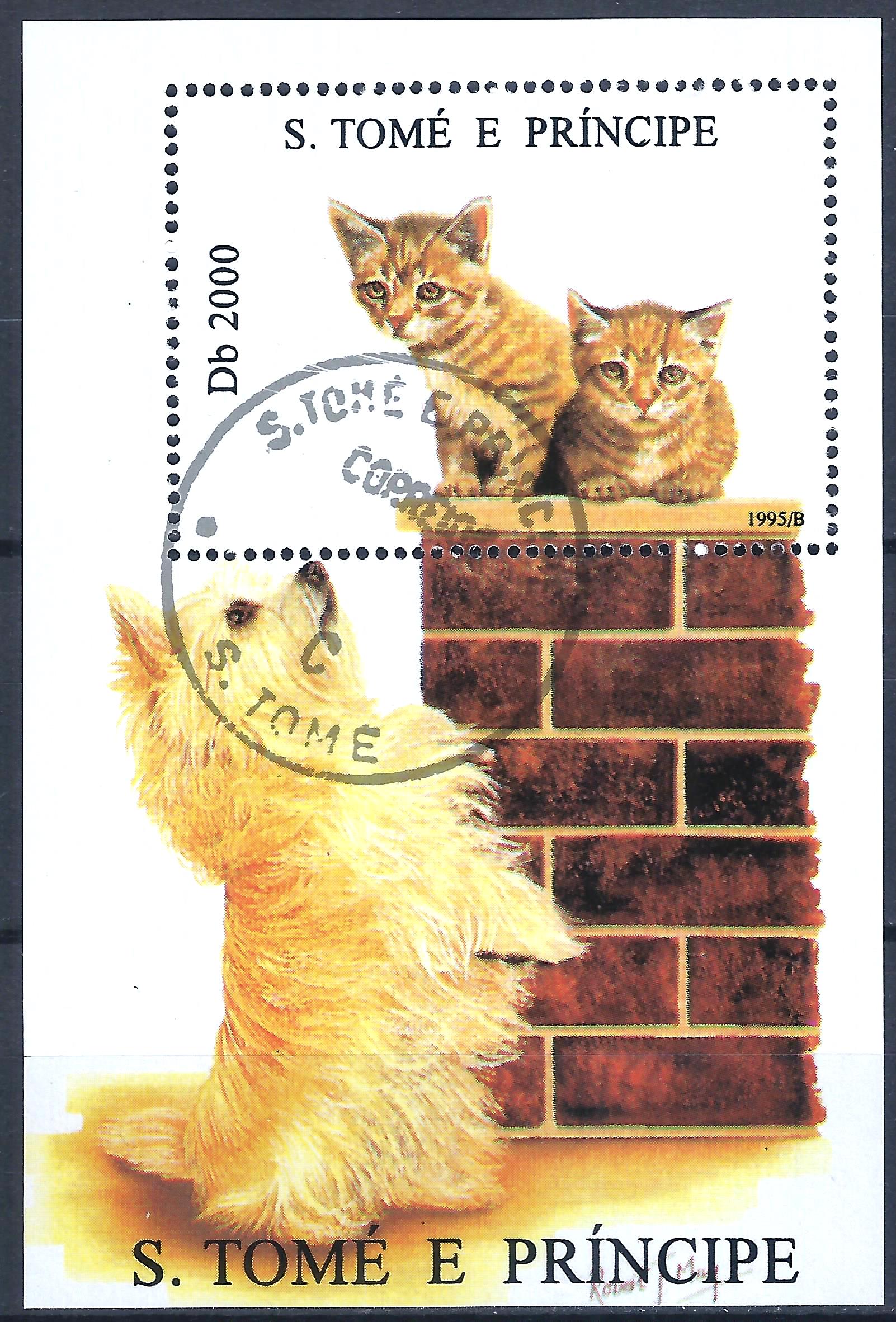 San Tomė ir Prinsipė, blokas Nr. 333 MiNr 1590 Used(O) V