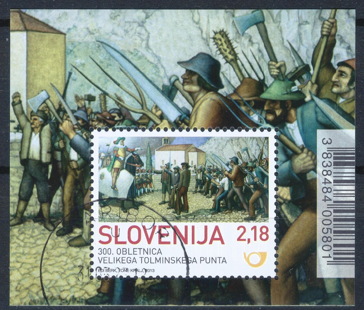 Slovėnija blokas nr. 69 MiNr 1001 Used(O) V