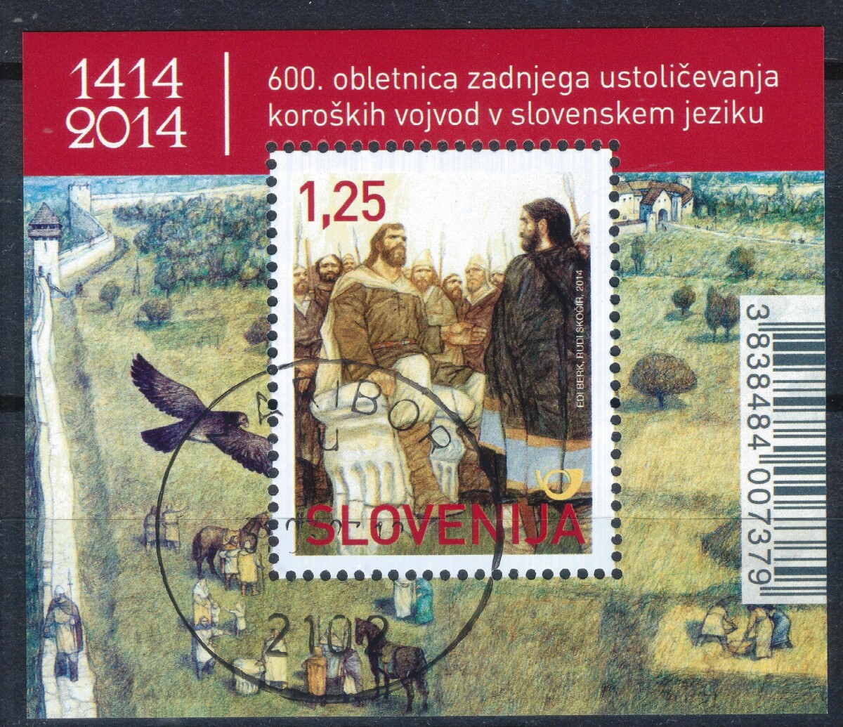 Slovėnija blokas nr. 72 MiNr 1048 Used(O) V