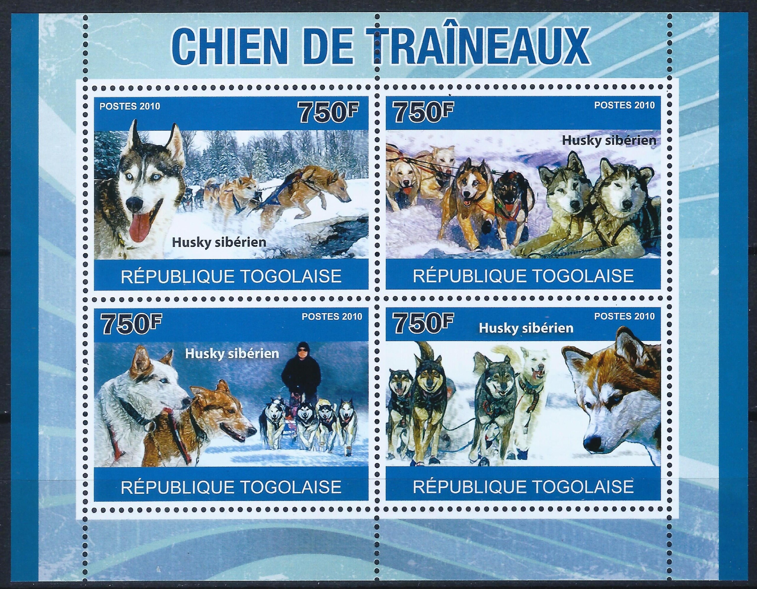 Togas, pilna serija mažajame lapelyje MiNr 3714-3714 MNH** V