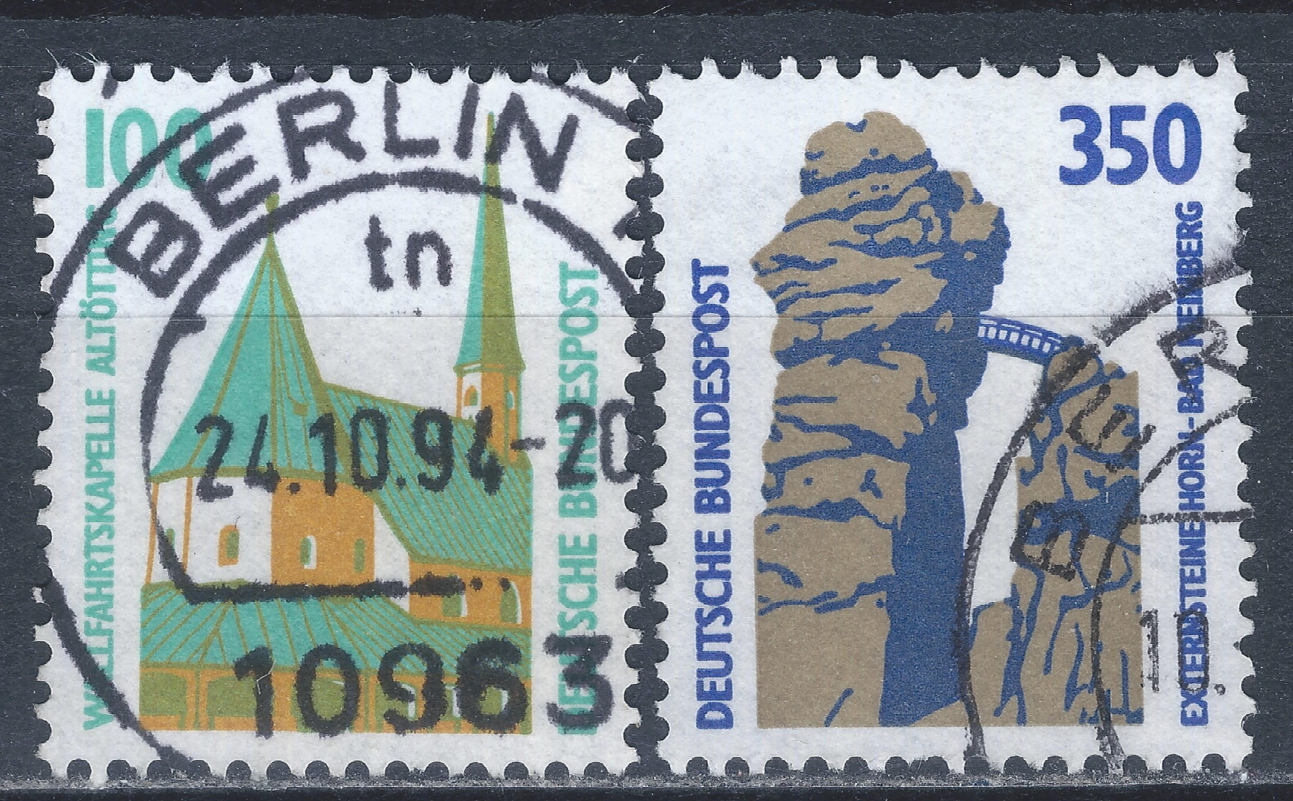 Vokietija, pilna serija MiNr 1406-1407 A Used (O)