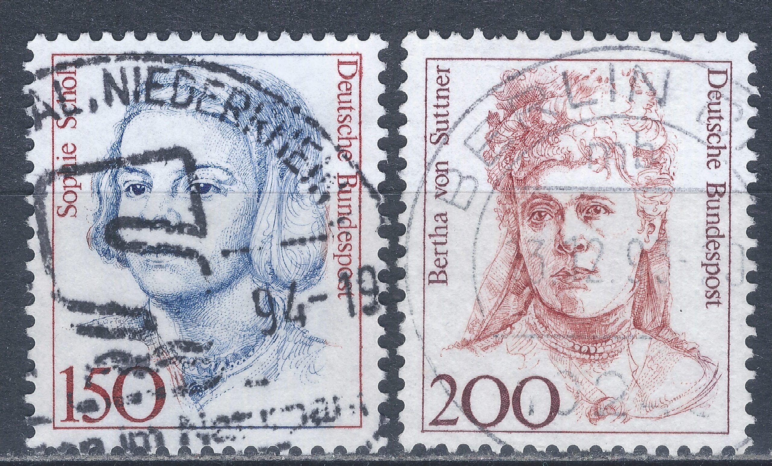 Vokietija, pilna serija MiNr 1497-1498 Used(O)